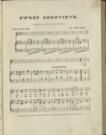 Sweet Genevieve : song and chorus